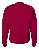 Hanes P1607 Unisex Ecosmart 50/50 Crewneck Sweatshirt #color_DEEP RED