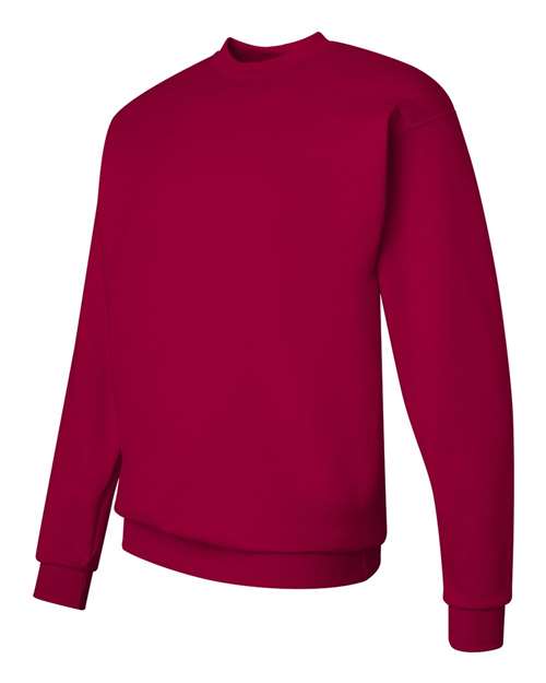 Hanes P1607 Unisex Ecosmart 50/50 Crewneck Sweatshirt #color_DEEP RED