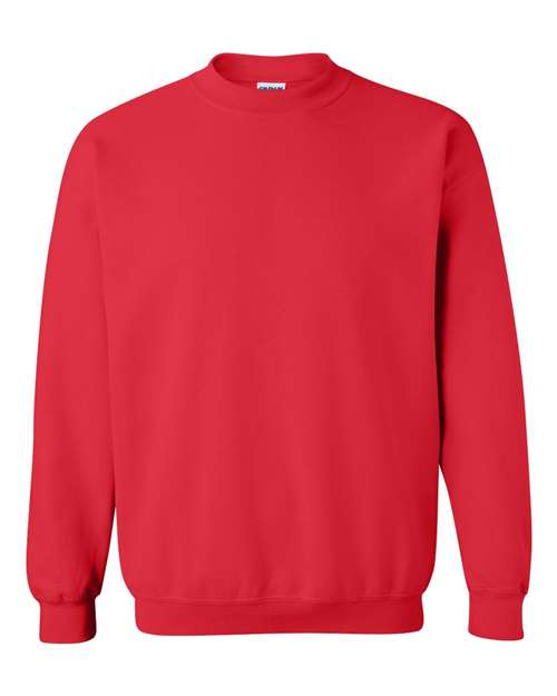 Gildan G180 Adult Heavy Blend 50/50 Fleece Crew #color_RED