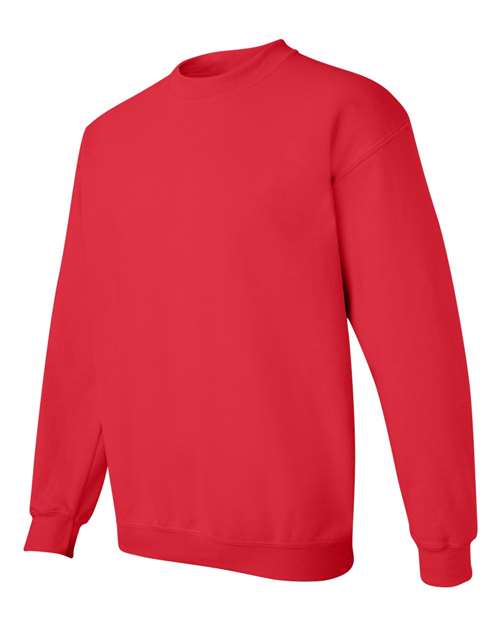 Gildan G180 Adult Heavy Blend 50/50 Fleece Crew #color_RED