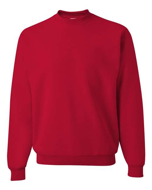 Jerzees 4662 Adult Super Sweats NuBlend Fleece Crew #color_TRUE RED