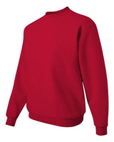 Jerzees 4662 Adult Super Sweats NuBlend Fleece Crew #color_TRUE RED