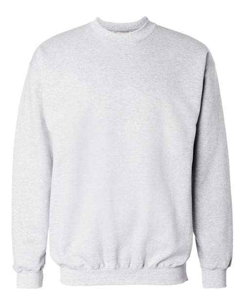Hanes F260 Adult Ultimate Cotton 90/10 Fleece Crew #color_ASH