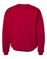 Hanes F260 Adult Ultimate Cotton 90/10 Fleece Crew #color_DEEP RED