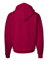 Hanes P170 Unisex Ecosmart 50/50 Pullover Hooded Sweatshirt #color_DEEP RED