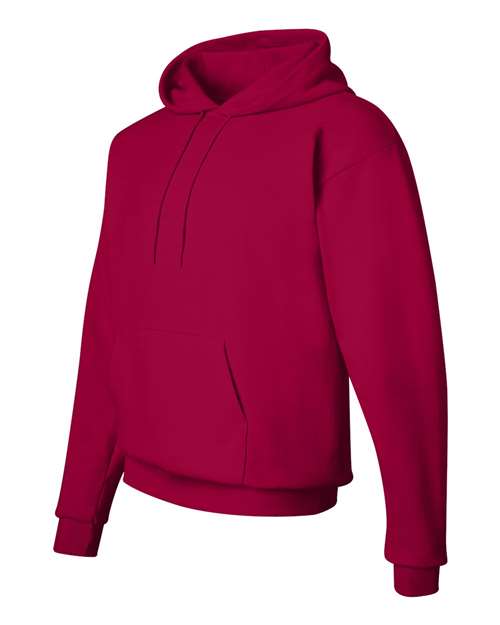 Hanes P170 Unisex Ecosmart 50/50 Pullover Hooded Sweatshirt #color_DEEP RED