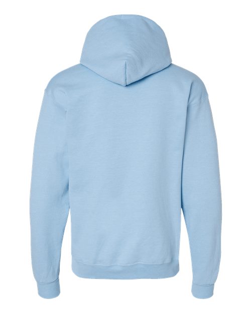 Hanes P170 Unisex Ecosmart 50/50 Pullover Hooded Sweatshirt #color_LIGHT BLUE