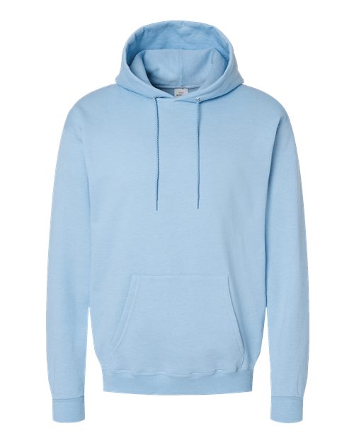 Hanes P170 Unisex Ecosmart 50/50 Pullover Hooded Sweatshirt #color_LIGHT BLUE