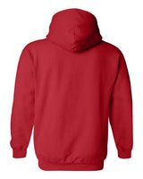Gildan G185 Adult Heavy Blend 50/50 Hooded Sweatshirt #color_RED