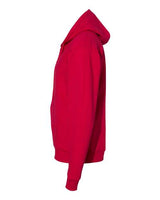Hanes P180 Adult EcoSmart 50/50 Full-Zip Hooded Sweatshirt #color_DEEP RED