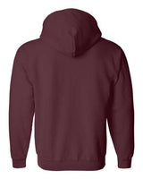 Gildan G186 Adult Heavy Blend 50/50 Full-Zip Hooded Sweatshirt #color_MAROON