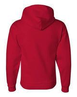 Jerzees 4997 Adult Super Sweats NuBlend Fleece Pullover Hooded Sweatshirt #color_TRUE RED