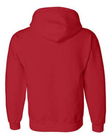 Gildan G125 Adult DryBlend Adult 50/50 Hooded Sweatshirt #color_RED