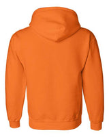 Gildan G125 Adult DryBlend Adult 50/50 Hooded Sweatshirt #color_S ORANGE
