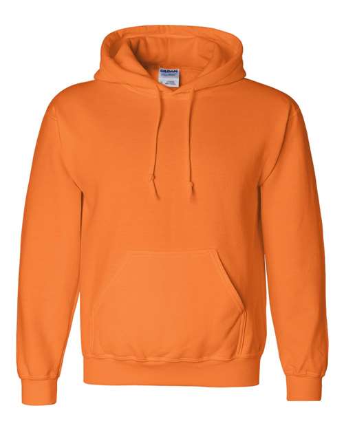 Gildan G125 Adult DryBlend Adult 50/50 Hooded Sweatshirt #color_S ORANGE