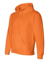 Gildan G125 Adult DryBlend Adult 50/50 Hooded Sweatshirt #color_S ORANGE