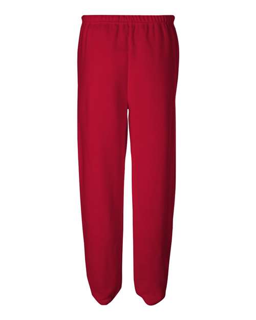 Jerzees 973 Adult NuBlend Fleece Sweatpants #color_TRUE RED