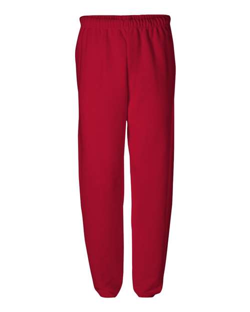 Jerzees 973 Adult NuBlend Fleece Sweatpants #color_TRUE RED