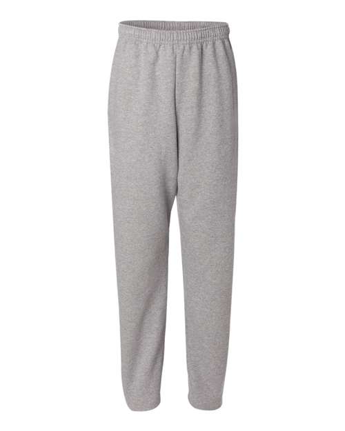 Jerzees 974MP Adult NuBlend Open-Bottom Fleece Sweatpants #color_OXFORD