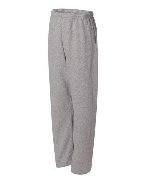Jerzees 974MP Adult NuBlend Open-Bottom Fleece Sweatpants #color_OXFORD