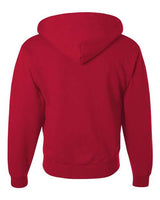 Jerzees 4999 Adult Super Sweats NuBlend Fleece Full-Zip Hooded Sweatshirt #color_TRUE RED