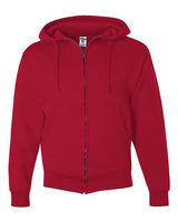 Jerzees 4999 Adult Super Sweats NuBlend Fleece Full-Zip Hooded Sweatshirt #color_TRUE RED