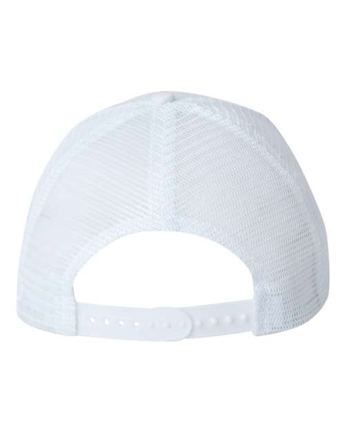 Valucap VC400 Mesh-Back Twill Trucker Cap #color_White