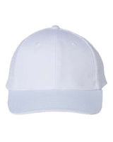 Valucap VC400 Mesh-Back Twill Trucker Cap #color_White