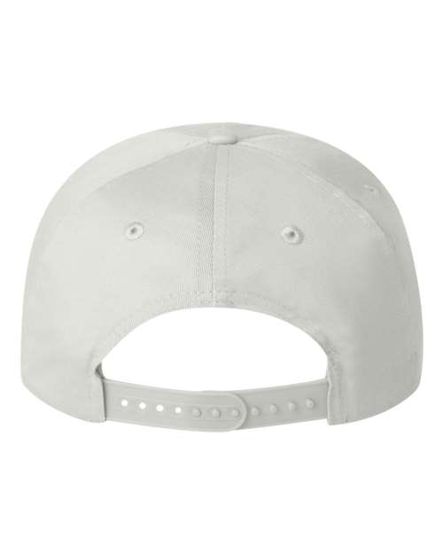 Valucap 8869 Five-Panel Twill Cap #color_White