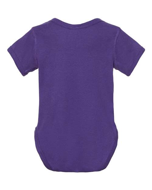 Rabbit Skins 4400 Infant Baby Rib Bodysuit #color_PURPLE