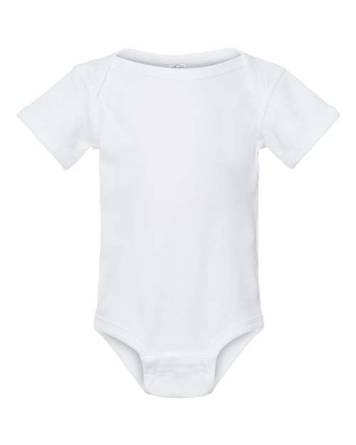 Rabbit Skins 4400 Infant Baby Rib Bodysuit #color_WHITE