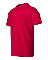 Hanes 5370 Youth 50/50 T-Shirt #color_DEEP RED