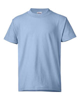 Hanes 5370 Youth 50/50 T-Shirt #color_LIGHT BLUE