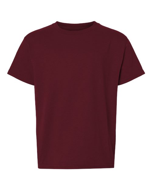 Gildan G800B Youth 50/50 T-Shirt #color_MAROON