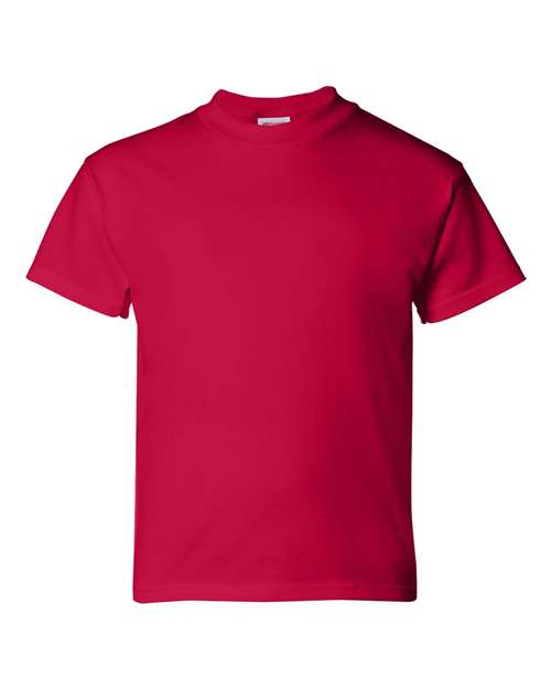 Hanes 5480 Youth Comfortsoft Cotton T-Shirt #color_DEEP RED