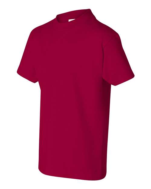 Hanes 54500 Youth Authentic-T T-Shirt #color_DEEP RED