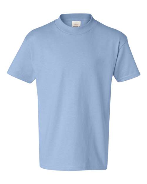 Hanes 54500 Youth Authentic-T T-Shirt #color_LIGHT BLUE