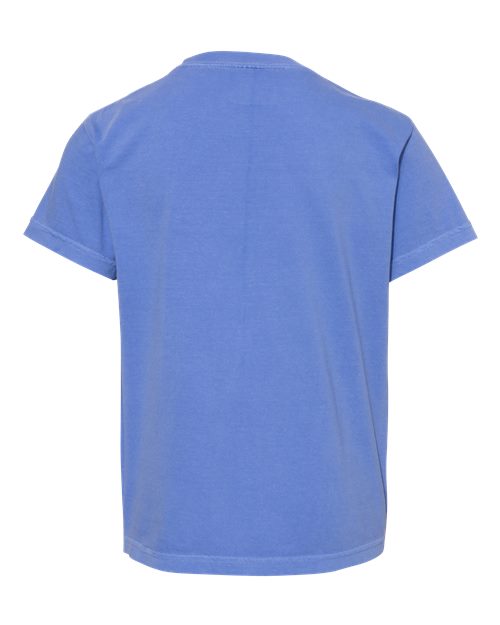Comfort Colors C9018 Youth Midweight T-Shirt #color_FLO BLUE