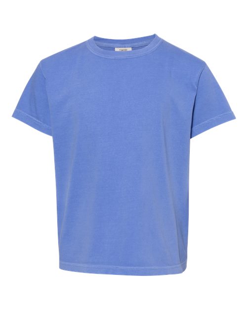 Comfort Colors C9018 Youth Midweight T-Shirt #color_FLO BLUE