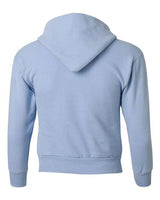 Hanes P473 Youth EcoSmart 50/50 Pullover Hooded Sweatshirt #color_LIGHT BLUE