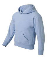 Hanes P473 Youth EcoSmart 50/50 Pullover Hooded Sweatshirt #color_LIGHT BLUE