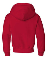 Jerzees 996Y Youth NuBlend Fleece Pullover Hooded Sweatshirt #color_TRUE RED
