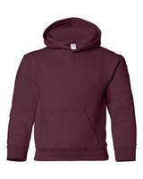 Gildan G185B Youth Heavy Blend 50/50 Hooded Sweatshirt #color_MAROON