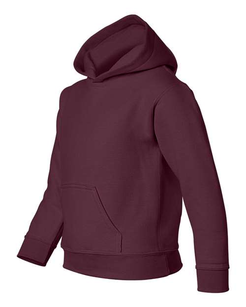 Gildan G185B Youth Heavy Blend 50/50 Hooded Sweatshirt #color_MAROON