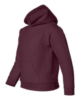 Gildan G185B Youth Heavy Blend 50/50 Hooded Sweatshirt #color_MAROON