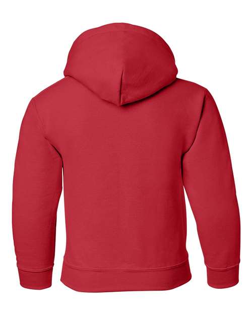 Gildan G185B Youth Heavy Blend 50/50 Hooded Sweatshirt #color_RED