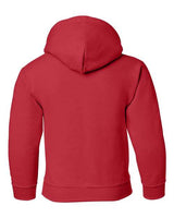 Gildan G185B Youth Heavy Blend 50/50 Hooded Sweatshirt #color_RED