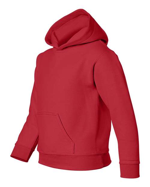 Gildan G185B Youth Heavy Blend 50/50 Hooded Sweatshirt #color_RED