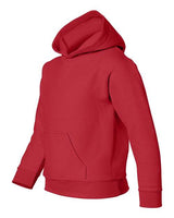 Gildan G185B Youth Heavy Blend 50/50 Hooded Sweatshirt #color_RED
