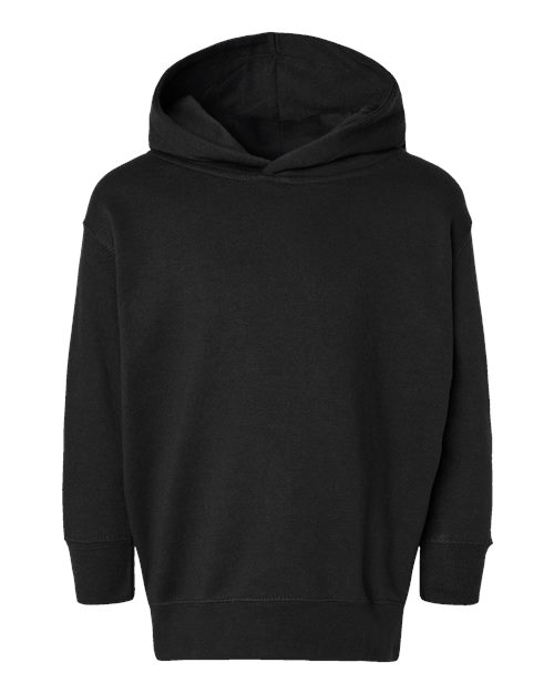 Rabbit Skins 3326 Toddler Pullover Fleece Hoodie #color_BLACK